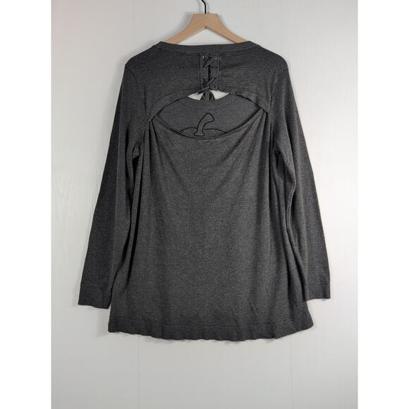 Disney Snow White Dripping Apple Sweater Womens 1X Gray Green Sequin Spooky Top - Picture 3 of 13